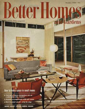 Better Homes & Gardens October 1958 Magazine Cover