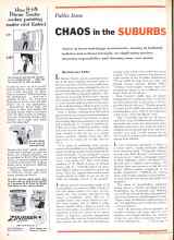 Better Homes & Gardens October 1958 Magazine Article: CHAOS in the SUBURBS