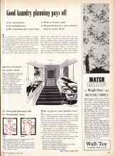Better Homes & Gardens October 1958 Magazine Article: Good laundry planning pays off