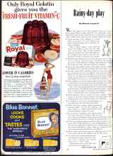 Better Homes & Gardens October 1958 Magazine Article: Rainy-day play