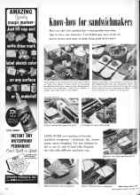 Better Homes & Gardens October 1958 Magazine Article: Know-how for sandwichmakers
