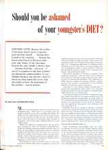 Better Homes & Gardens October 1958 Magazine Article: Should you be ashamed of your youngster's DIET?