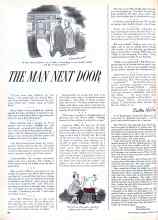 Better Homes & Gardens October 1958 Magazine Article: TEE MM NEXT DOOR