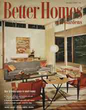 Better Homes & Gardens October 1958 Magazine Cover