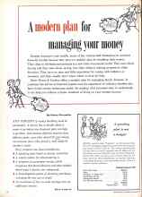 Better Homes & Gardens November 1958 Magazine Article: A modern plan for managing your money