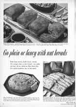 Better Homes & Gardens November 1958 Magazine Article: Go plain or fancy with nut breads