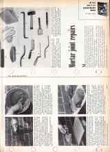 Better Homes & Gardens November 1958 Magazine Article: Mortar joint repairs