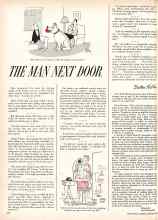 Better Homes & Gardens November 1958 Magazine Article: THE MAN NEXT DOOR
