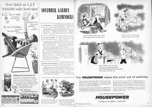 Better Homes & Gardens November 1958 Magazine Article: Page 166