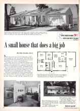 Better Homes & Gardens December 1958 Magazine Article: A small house that does a big job