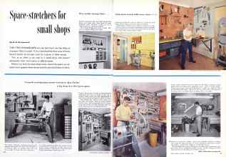Better Homes & Gardens December 1958 Magazine Article: Space-stretchers for small shops