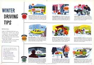 Better Homes & Gardens December 1958 Magazine Article: WINTER DRIVING TIPS