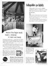 Better Homes & Gardens January 1959 Magazine Article: Collapsible go lightly
