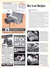 Better Homes & Gardens January 1959 Magazine Article: How to use fiberglass