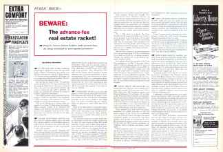 Better Homes & Gardens January 1959 Magazine Article: BEWARE: The advance-fee real estate racket!