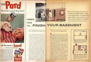 Better Homes & Gardens January 1959 Magazine Article: HERE'S HOW TO . . . FINISH YOUR BASEMENT