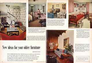 Better Homes & Gardens January 1959 Magazine Article: New ideas for your older furniture