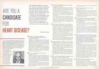 Better Homes & Gardens January 1959 Magazine Article: ARE YOU A CANDIDATE FOR HEART DISEASE?