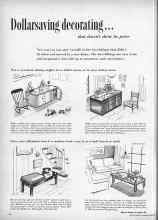 Better Homes & Gardens February 1959 Magazine Article: Dollarsaving decorating... that doesn't show its price