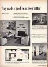 Better Homes & Gardens February 1959 Magazine Article: They made a good room even better
