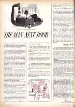 Better Homes & Gardens February 1959 Magazine Article: THE MAN NEXT DOOR