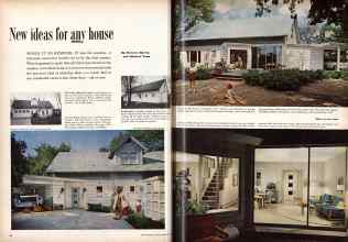 Better Homes & Gardens February 1959 Magazine Article: New ideas for any house