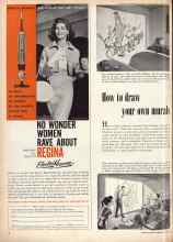 Better Homes & Gardens March 1959 Magazine Article: How to draw your own murals
