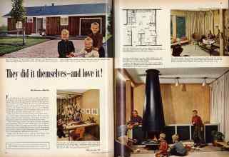 Better Homes & Gardens March 1959 Magazine Article: They did it themselves--and love it!