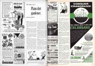 Better Homes & Gardens March 1959 Magazine Article: The diary of a Plain dirt gardener
