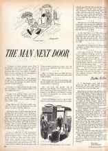 Better Homes & Gardens April 1959 Magazine Article: THE MAN NEXT DOOR