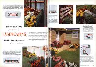 Better Homes & Gardens April 1959 Magazine Article: HOW TO BE HAPPY WITH YOUR LANDSCAPING
