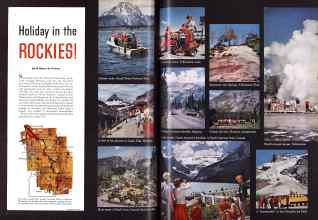 Better Homes & Gardens April 1959 Magazine Article: Holiday in the ROCKIES!