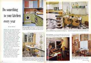 Better Homes & Gardens April 1959 Magazine Article: Do something to your kitchen every year