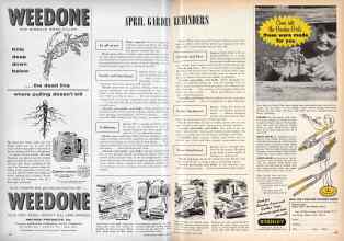 Better Homes & Gardens April 1959 Magazine Article: APRIL GARDEN REMINDERS