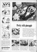 Better Homes & Gardens May 1959 Magazine Article: Pretty with pineapple
