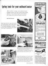 Better Homes & Gardens May 1959 Magazine Article: Spring tonic for your outboard motor