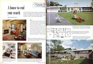 Better Homes & Gardens May 1959 Magazine Article: A house to end your search