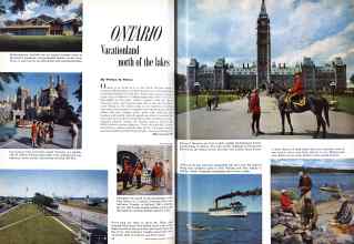 Better Homes & Gardens May 1959 Magazine Article: ONTRIO Vacationland north of the lakes