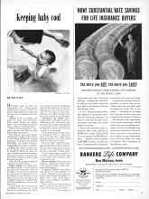 Better Homes & Gardens July 1959 Magazine Article: Keeping baby cool
