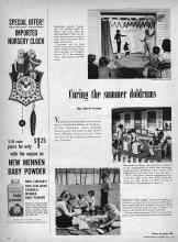 Better Homes & Gardens July 1959 Magazine Article: Curing the summer doldrums