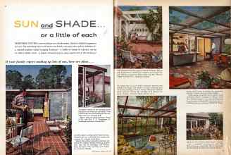 Better Homes & Gardens July 1959 Magazine Article: SUN and SHADE . . .