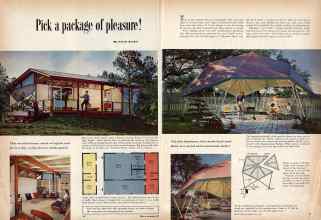Better Homes & Gardens July 1959 Magazine Article: Pick a package of pleasure!