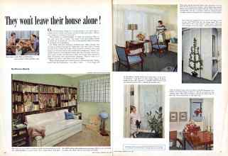 Better Homes & Gardens July 1959 Magazine Article: They won't leave their house alone!