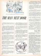 Better Homes & Gardens August 1959 Magazine Article: THE MAN NEXT DOOR