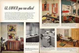 Better Homes & Gardens August 1959 Magazine Article: GLAMOUR you can afford