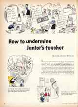 Better Homes & Gardens September 1959 Magazine Article: How to undermine Junior's teacher