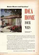 Better Homes & Gardens September 1959 Magazine Article: IDEA HOME FOUR WAYS