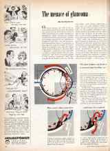 Better Homes & Gardens September 1959 Magazine Article: The menace of glaucoma