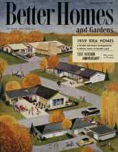 Better Homes & Gardens September 1959 Magazine Cover