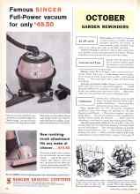Better Homes & Gardens October 1959 Magazine Article: OCTOBER GARDEN REMINDERS